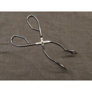 Vintage Ekco Canning Jar Lifter Tongs Chrome Scissor Style Made in USA